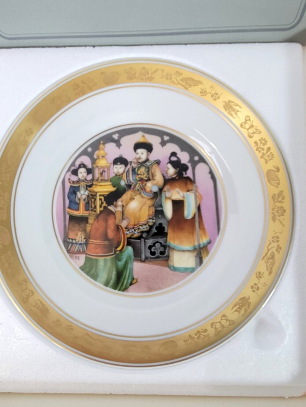 1975 Royal Copenhagen The Nightingale Plate Pauline Ellison HCA Boxed